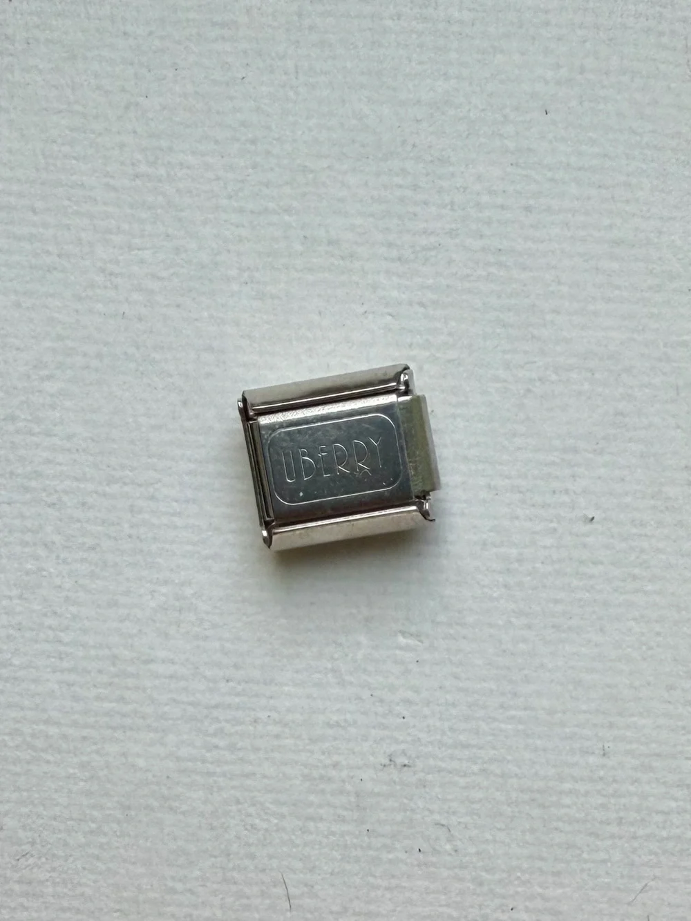 Italian Charm Link with Horse Image - Yellow Accent